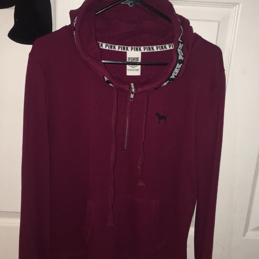 Pink hoodie
